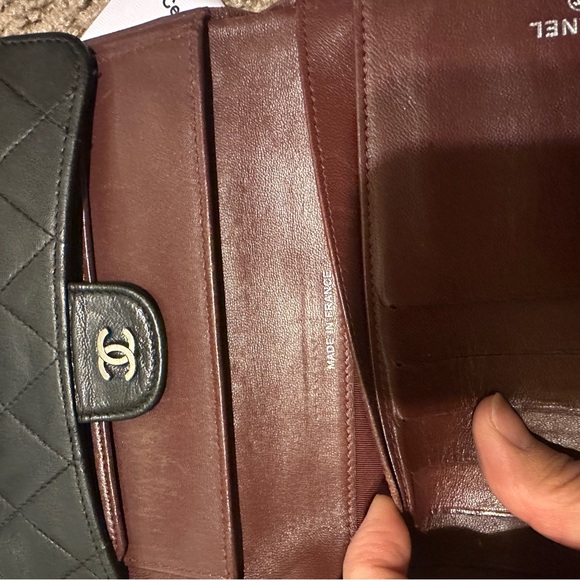 Chanel Classic Flap Long Wallet Quilted Black with COA - Picture 7 of 11